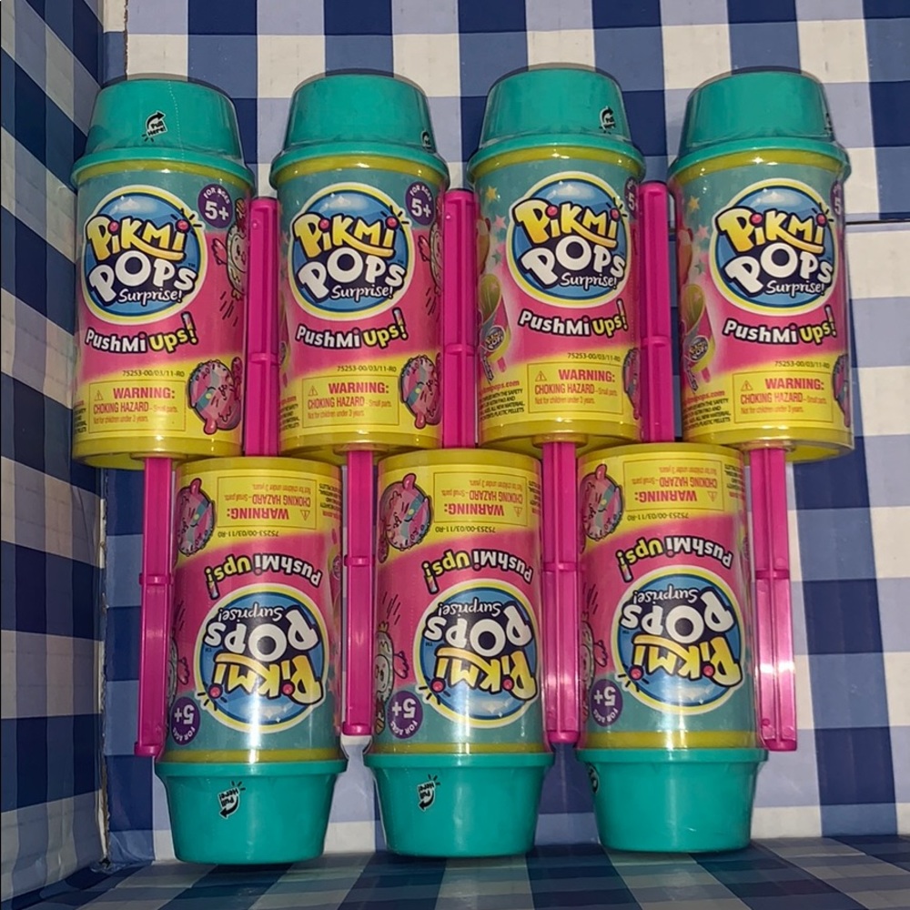 7 Unopened Pikmi Pops PushMi Ups
